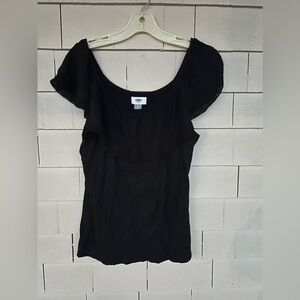 Old navy off the shoulder ruffle top size m
